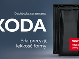 Jest już dostępny nowy kolor dachówki ceramicznej KODA  – FINESSE czarny glazurowany